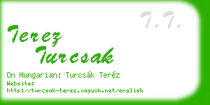 terez turcsak business card